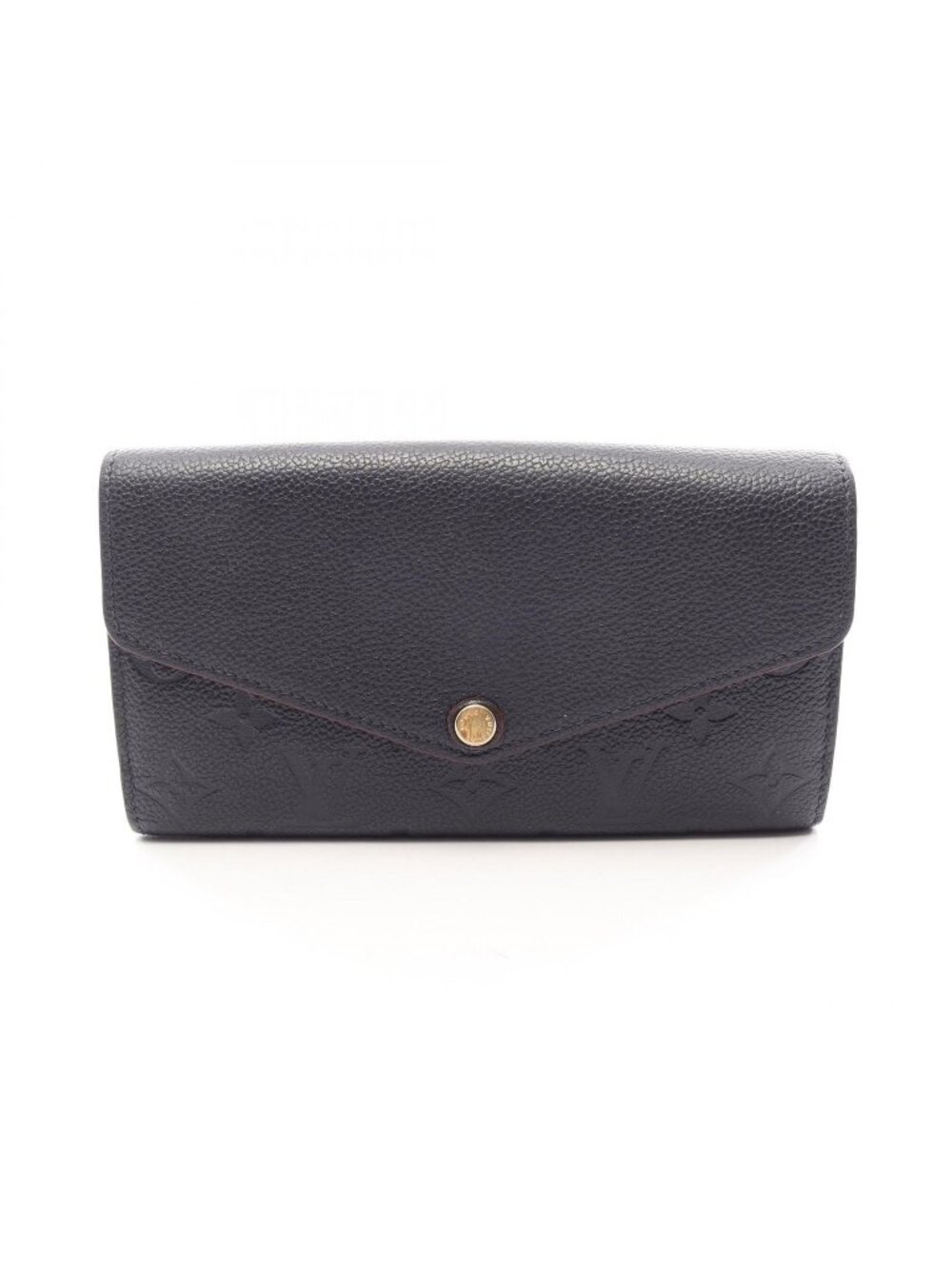 Louis Vuitton Bifold Wallet Portefeuille Sarah Monogram Empreinte Marine Rouge